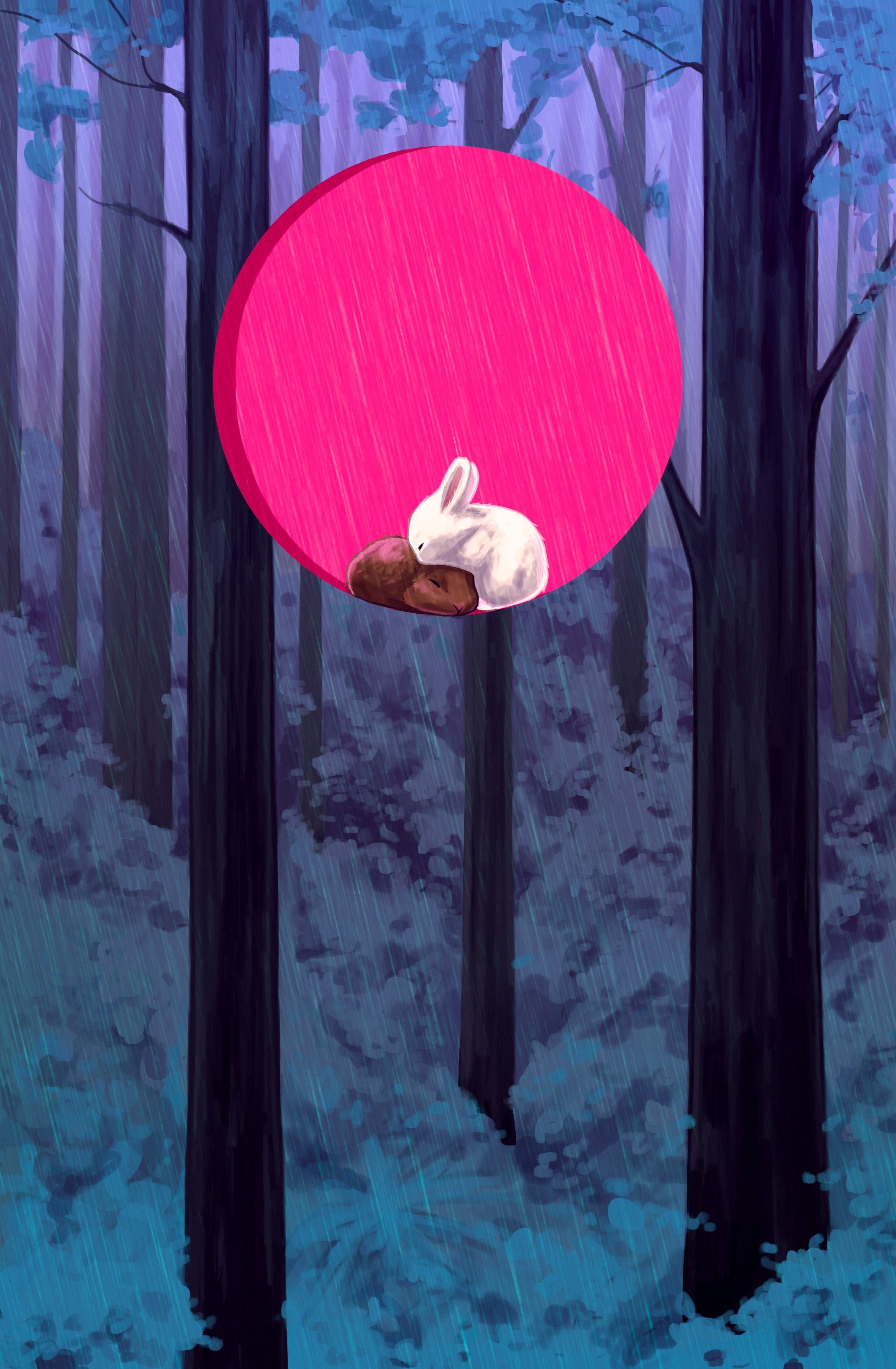 Bunni and Bosque Comic Back Cover description